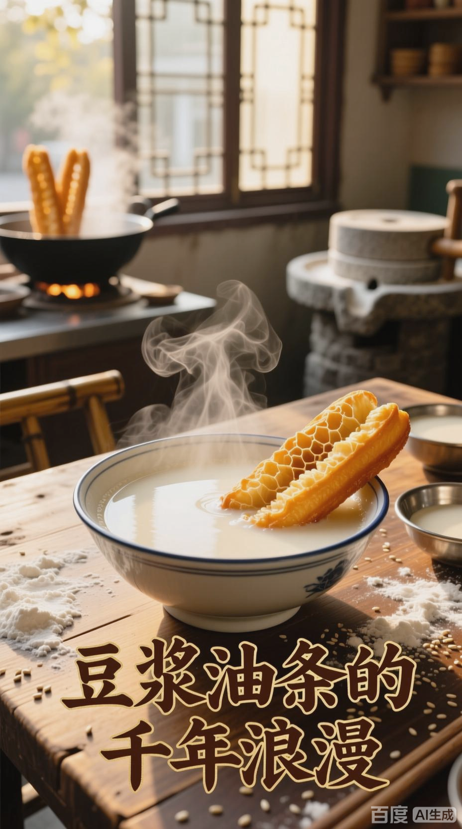 豆浆油条，早餐经典搭配