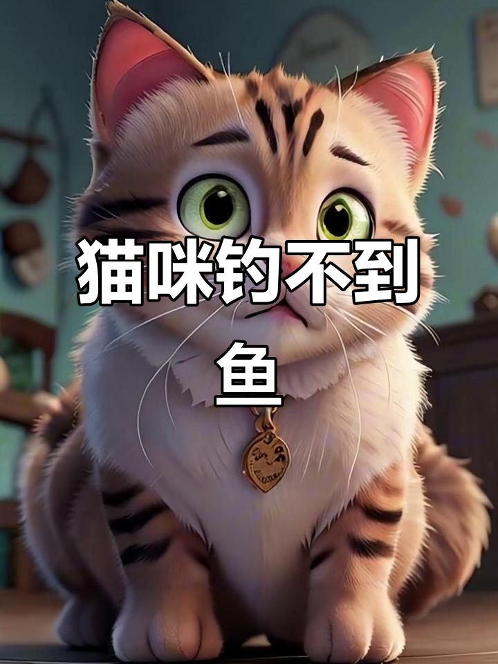 小花猫钓鱼,蝴蝶蜻蜓惹的祸
