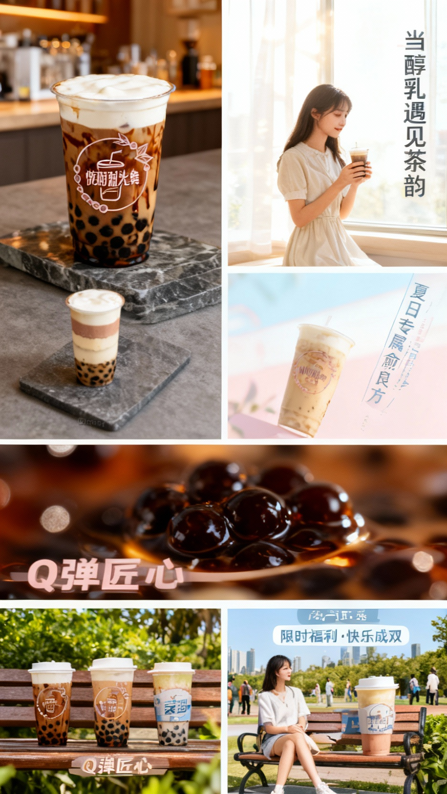 夏日奶茶治愈时光,限时买一送一
