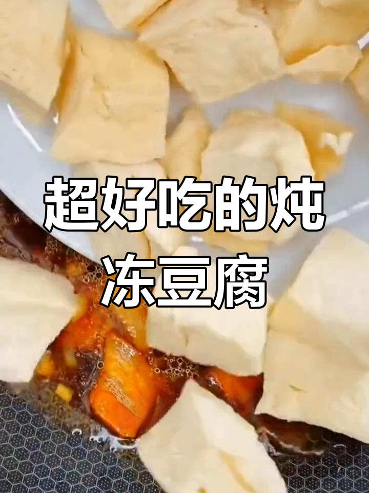 冻豆腐这样做,汤汁满满超下饭!