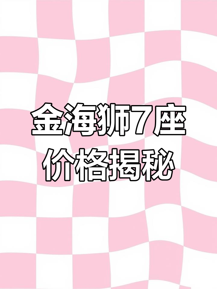 金海狮七座商务车,2.0排量落地价全解析