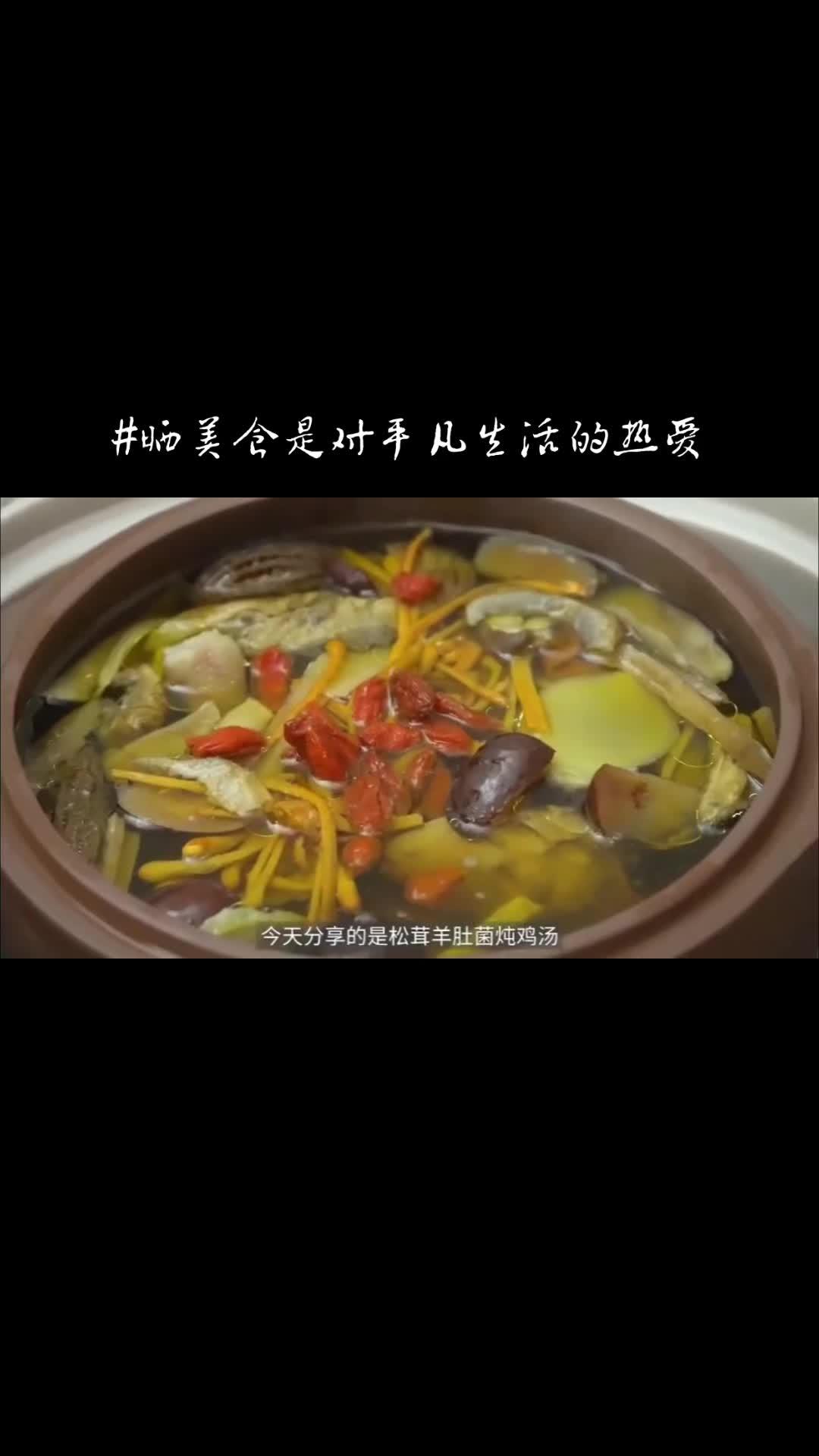 松茸羊肚菌鲍鸡汤-广东靓汤 适合孩子的养脾胃的食谱大全 做菜我是认真的努力做好每一道菜 晒