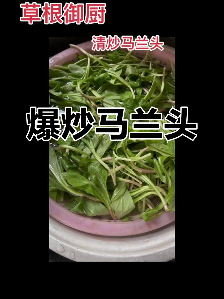 清炒马兰头,简单又美味,家常下饭新选择