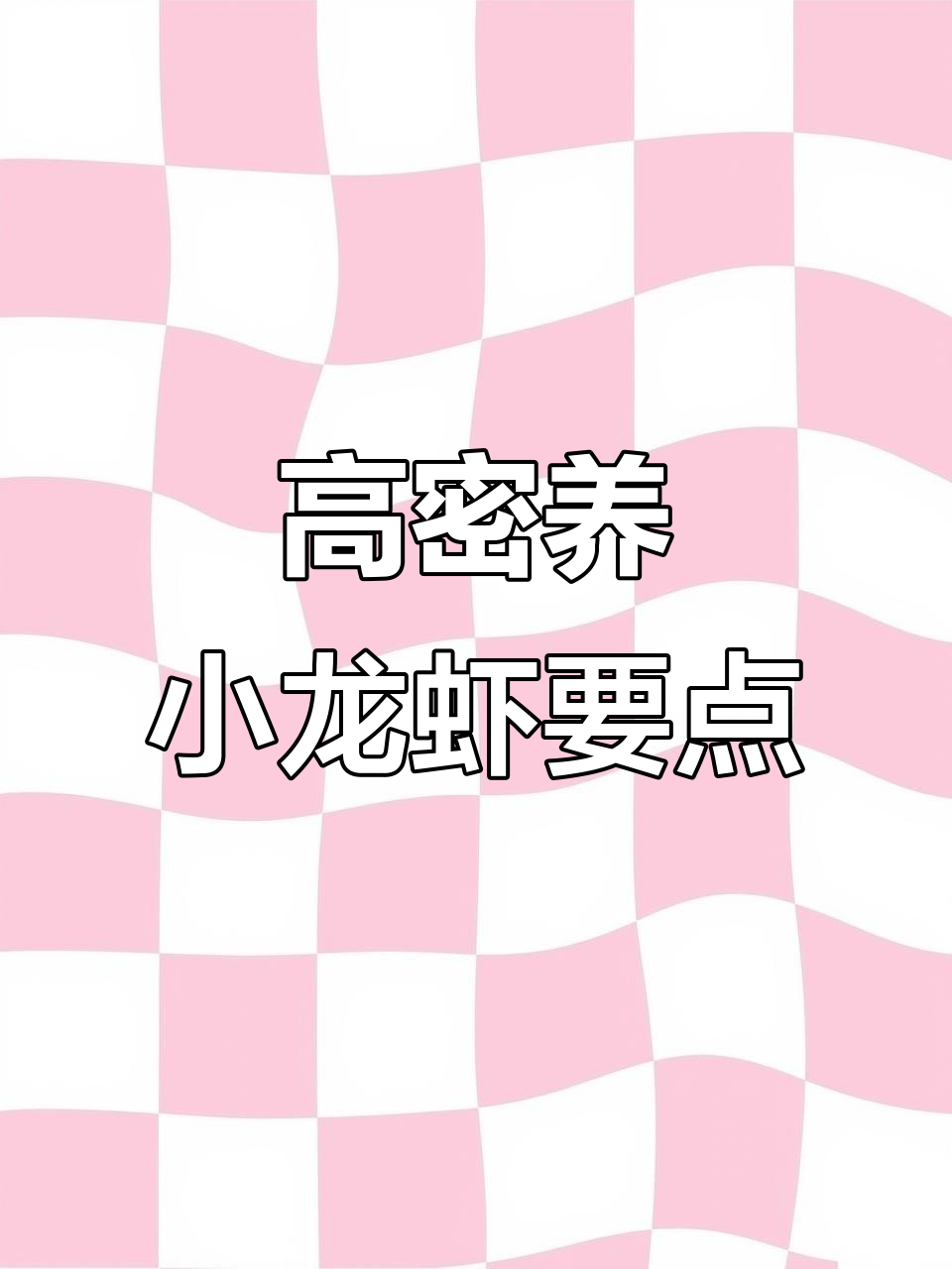 小龙虾高密度养殖技巧，稻田虾管理全攻略