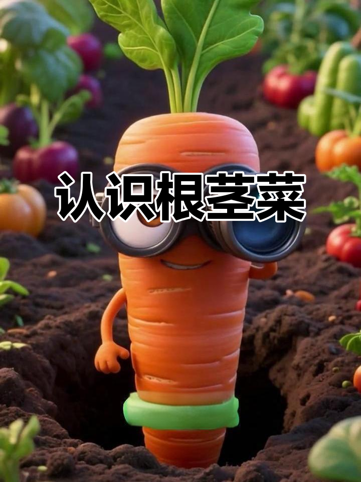 根茎类蔬菜大揭秘,英语启蒙小课堂