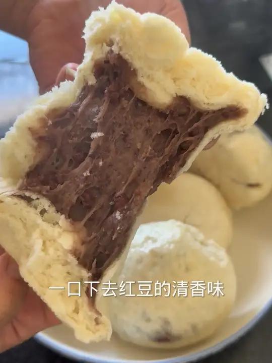 粘糯米豆沙包