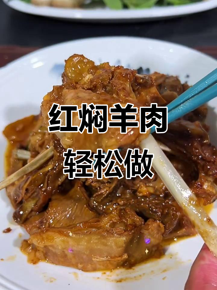 内蒙古红焖羊肉,做法超简单,鲜香嫩滑让人停不下来