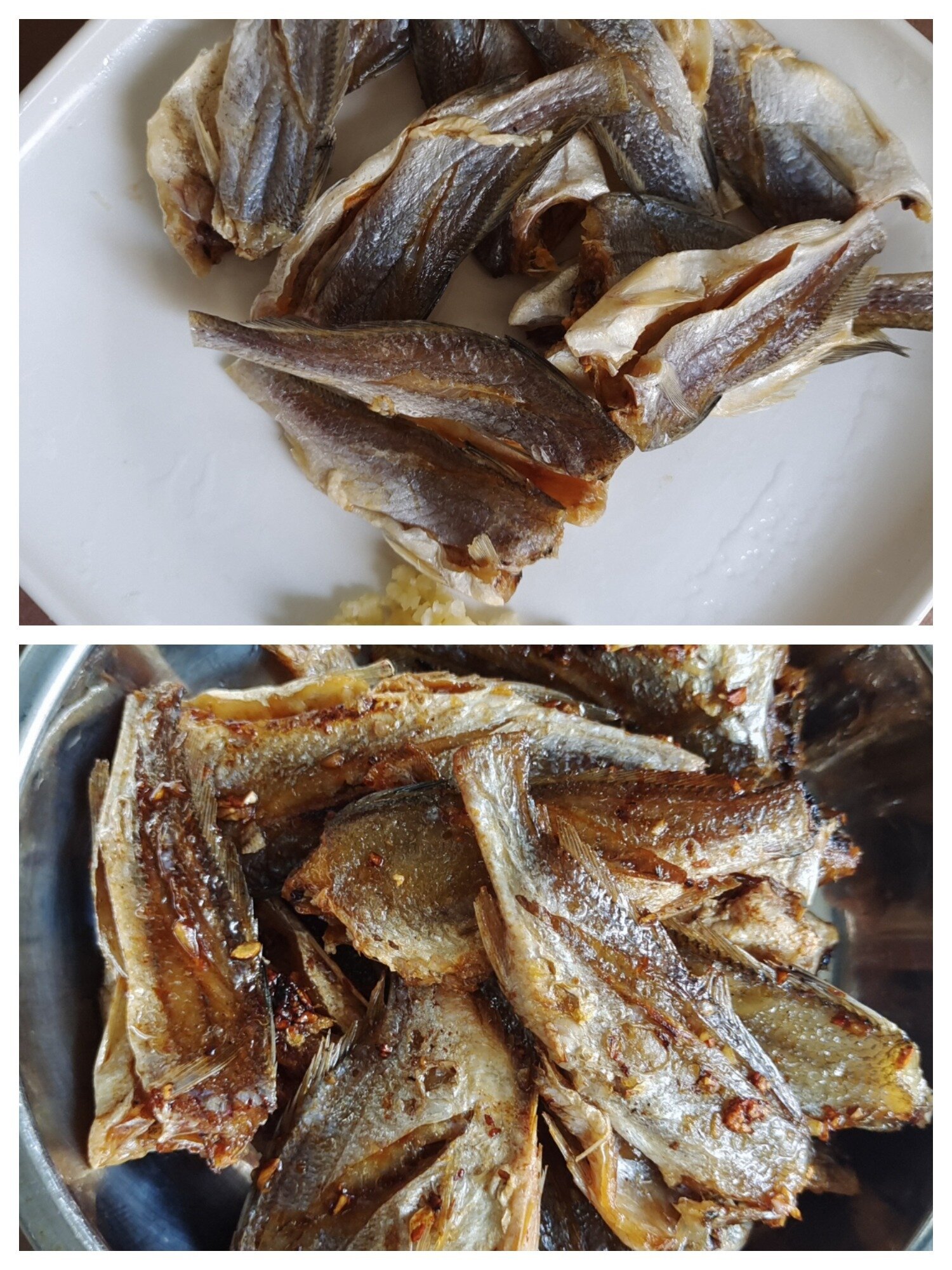 香煎鱼干,不会做鱼干的看过来哦