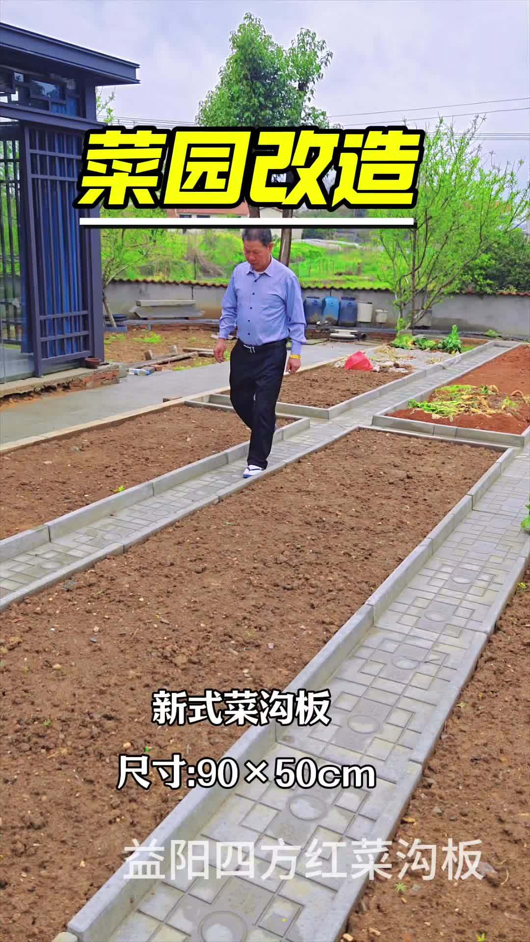 菜沟板 小院改造 新农村 菜园 农村菜园设计
