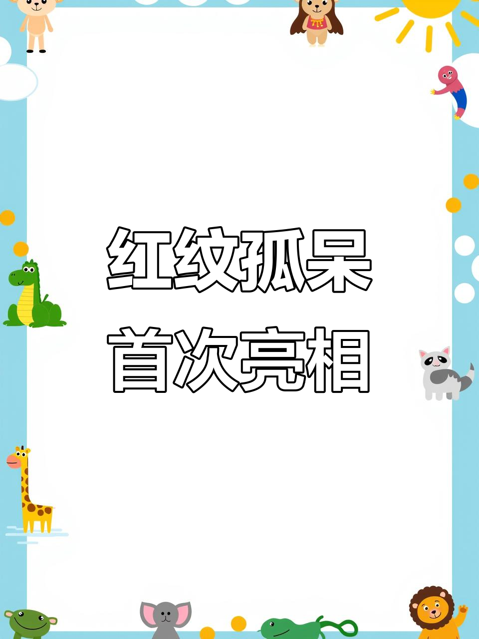 闽南大孤呆现身,红纹变异惊艳登场!