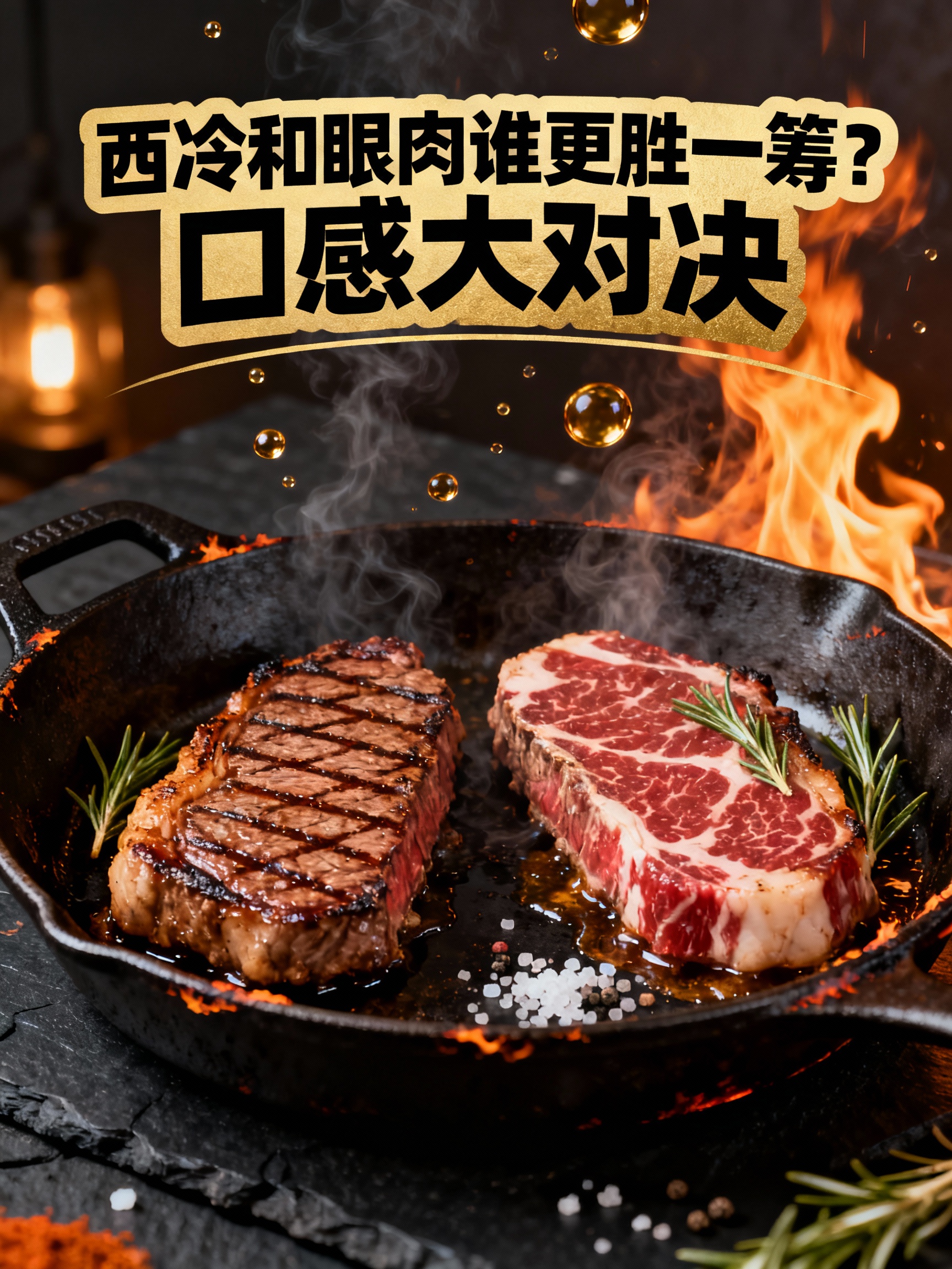 西冷和眼肉谁更胜一筹？口感大对决