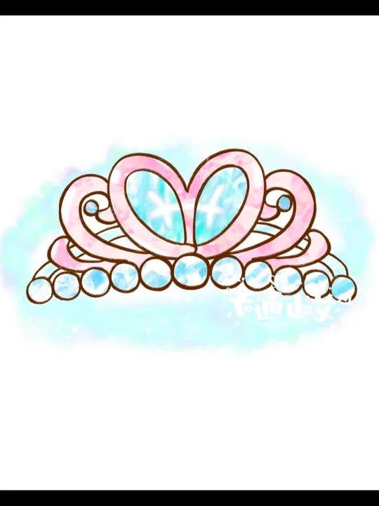 十二星座皇冠简笔画 双鱼座