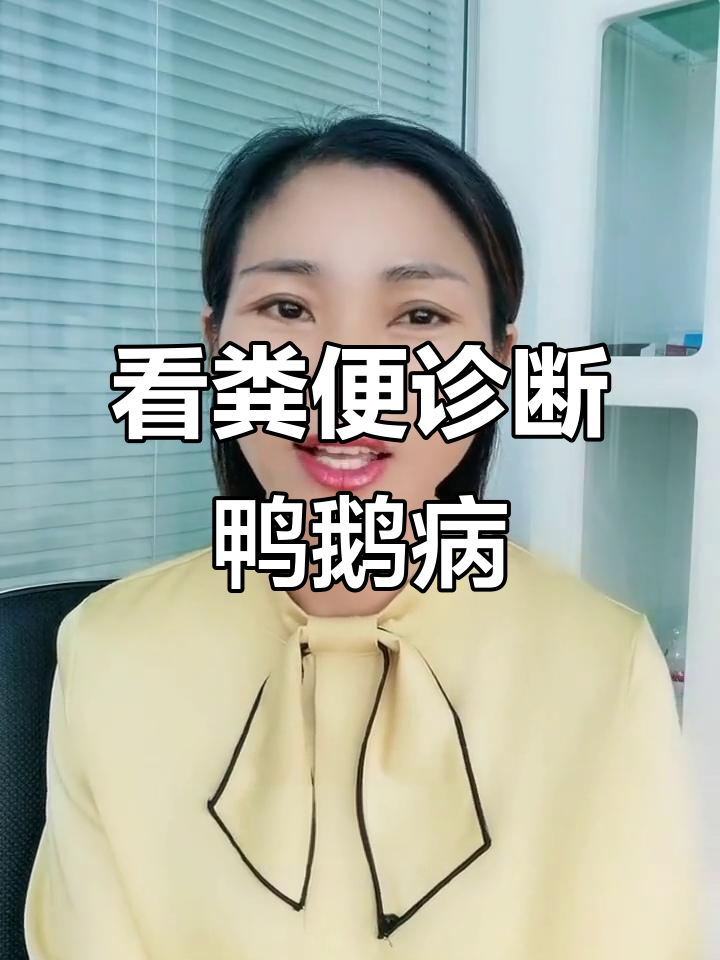 鸭鹅粪便颜色与疾病的关系,如何判断病情