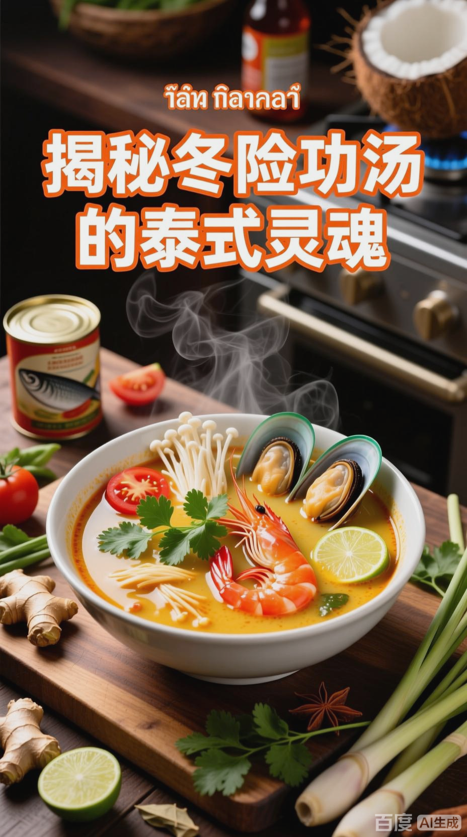 酸辣交织，泰式冬阴功汤的匠心制作