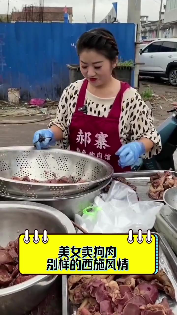 美女卖狗肉,别样的西施风情