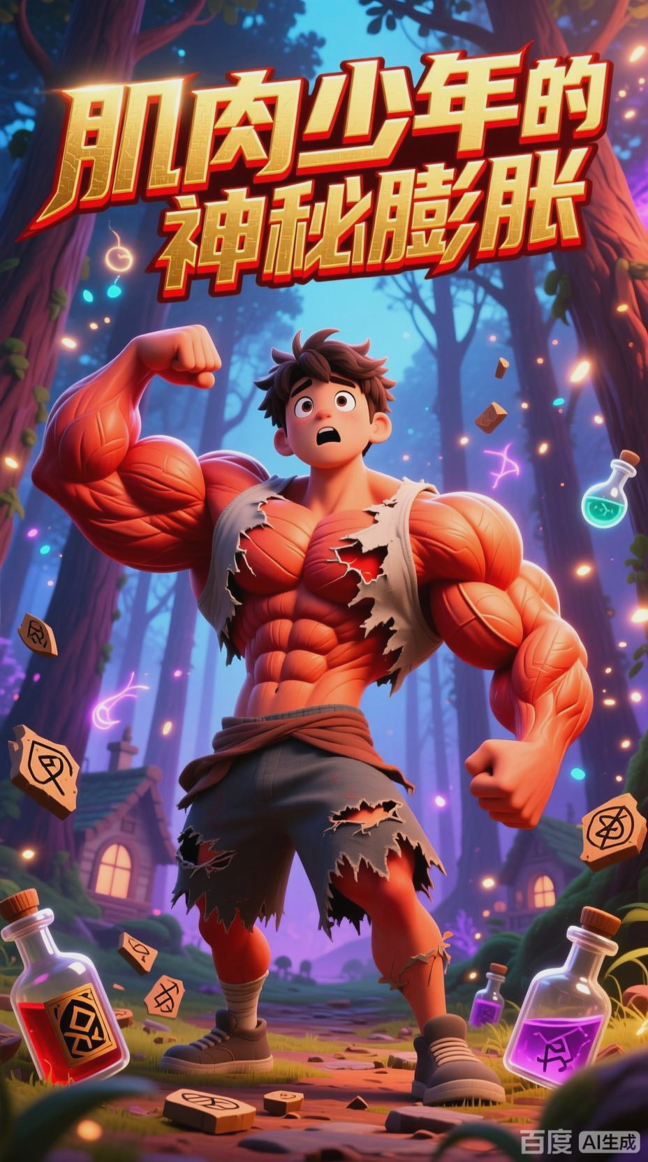 肌肉少年的神秘膨胀之旅