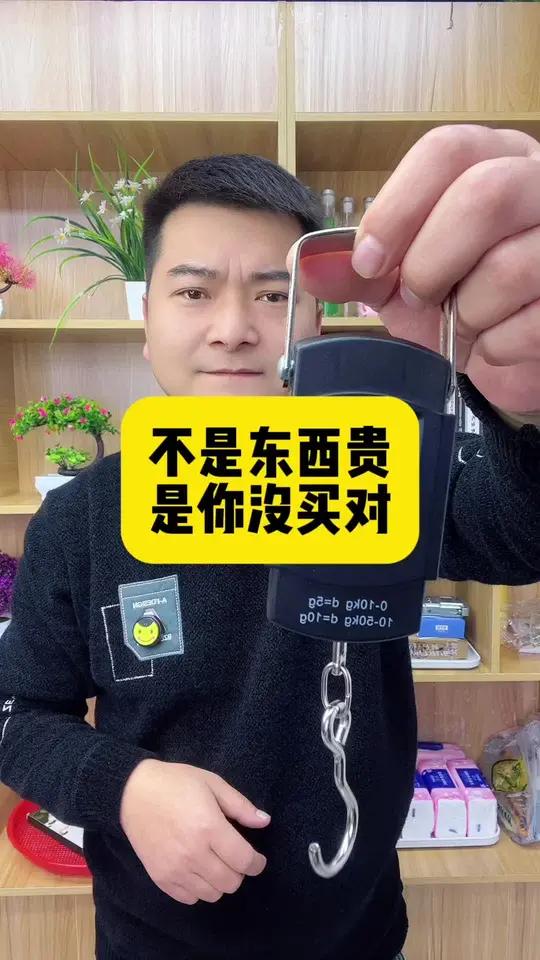 手提称重电子秤清仓处理:最大称100斤,最小精确到5g以内。因厂家搬库房低价抛售存货。适用