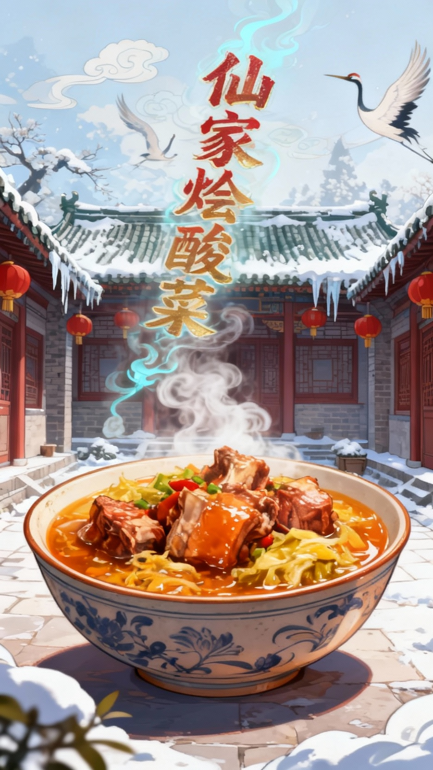 修仙界美食:猪骨头烩酸菜