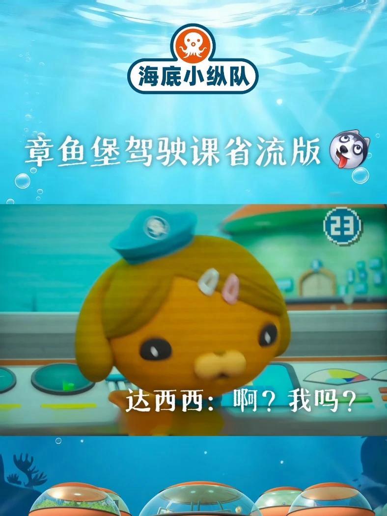 来了,章鱼堡驾驶教程省流版 #海底小纵队