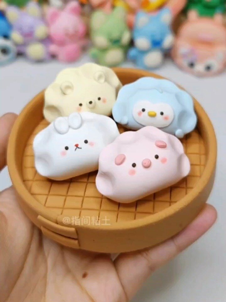 超轻粘土教程,冬至啦别忘了吃饺子哦