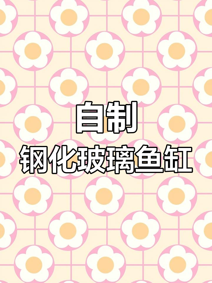 6+6钢化玻璃鱼缸DIY制作