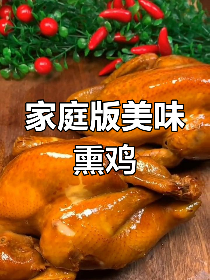 在家做熏鸡,掌握秘制卤汤配方,鸡肉软烂入味