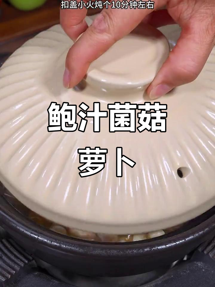 这款素菜鲍汁煲，鲜美嫩滑，搭配米饭简直是完美组合！