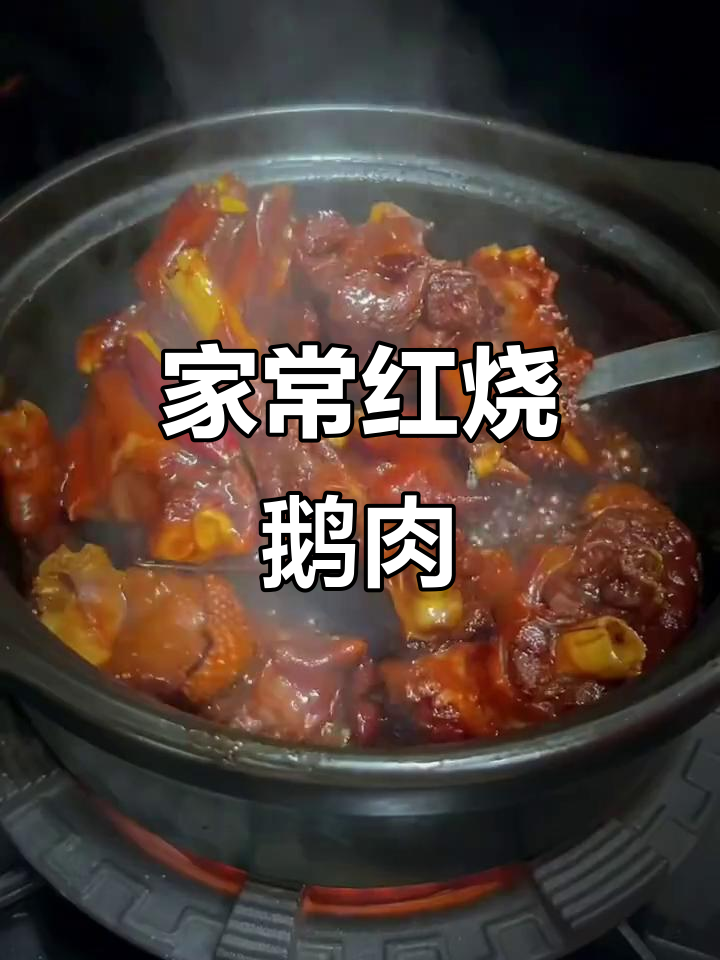 简单又好吃的红烧鹅肉,家常做法大揭秘