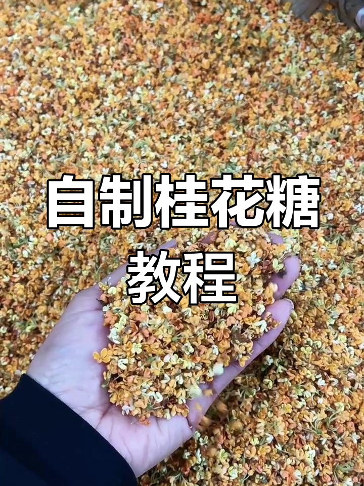 桂花糖的做法与功效解析