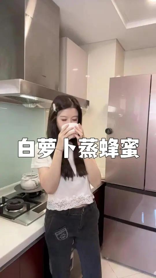 白萝卜蒸蜂蜜 告别口气 做法超简单