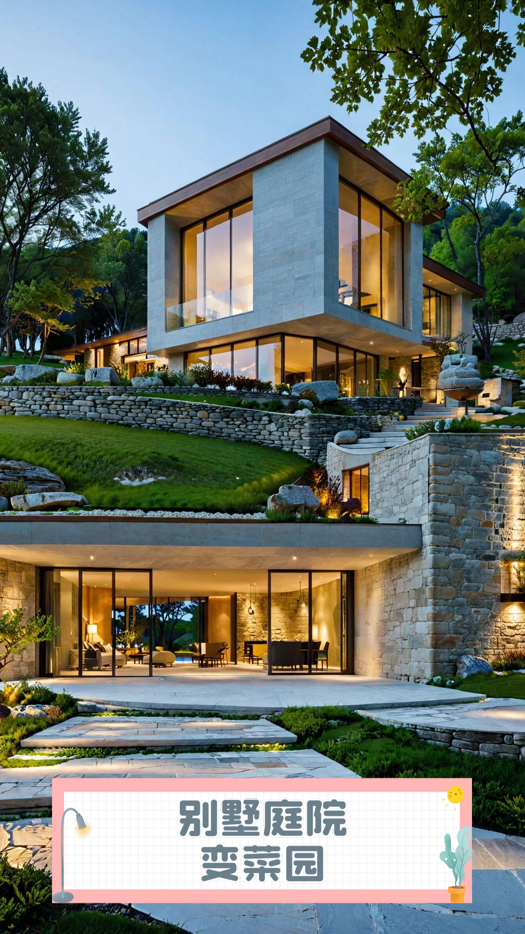 别墅庭院变菜园