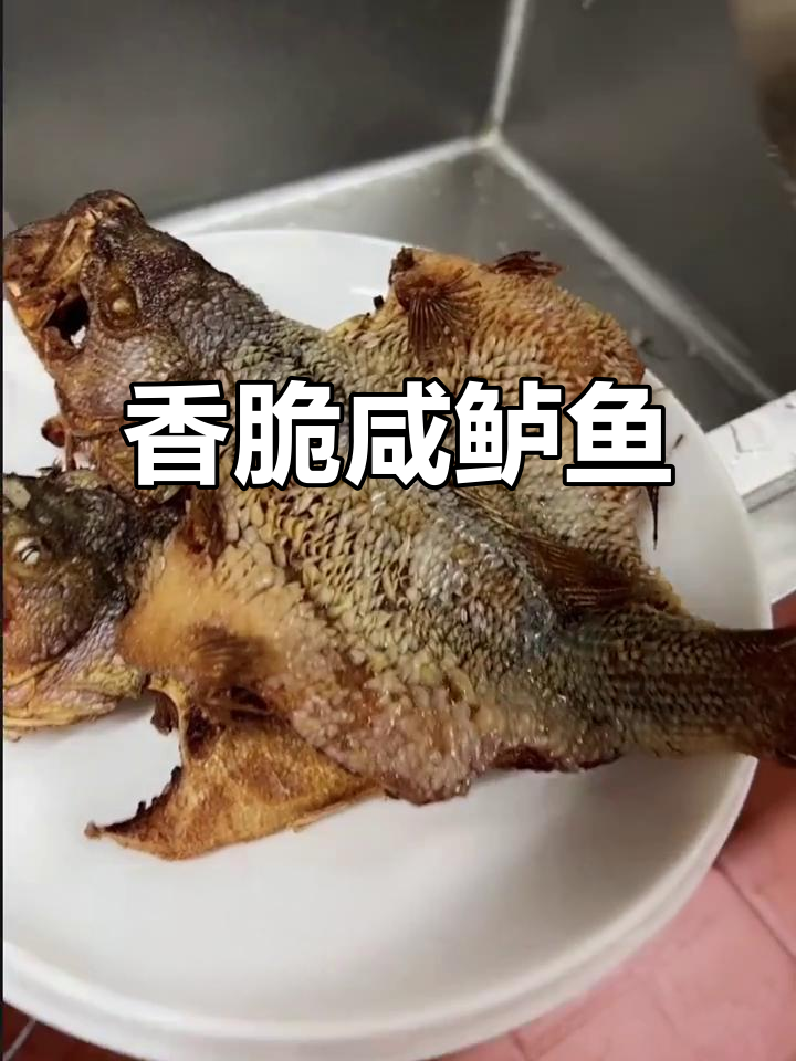 脆鳞咸鲈鱼，外酥里嫩的完美口感！