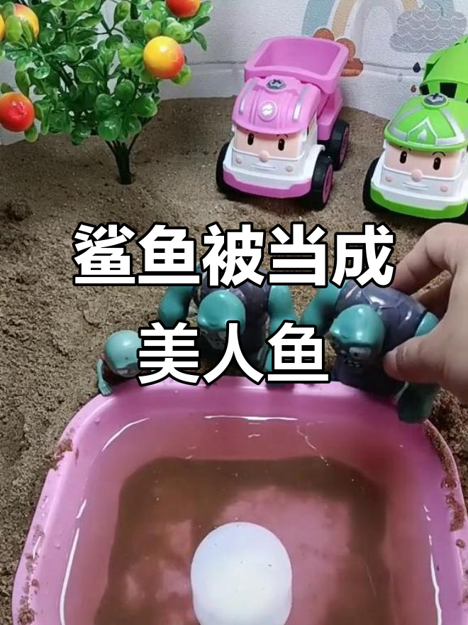 大鲨鱼误认成美人鱼,逃跑现场太搞笑