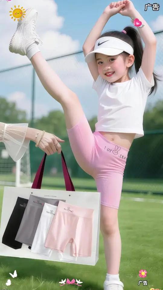 被追问无数次的!女儿的夏日鲨鱼裤。家人们,又被女儿的穿搭惊艳到了!这条鲨鱼裤我必须按头安利