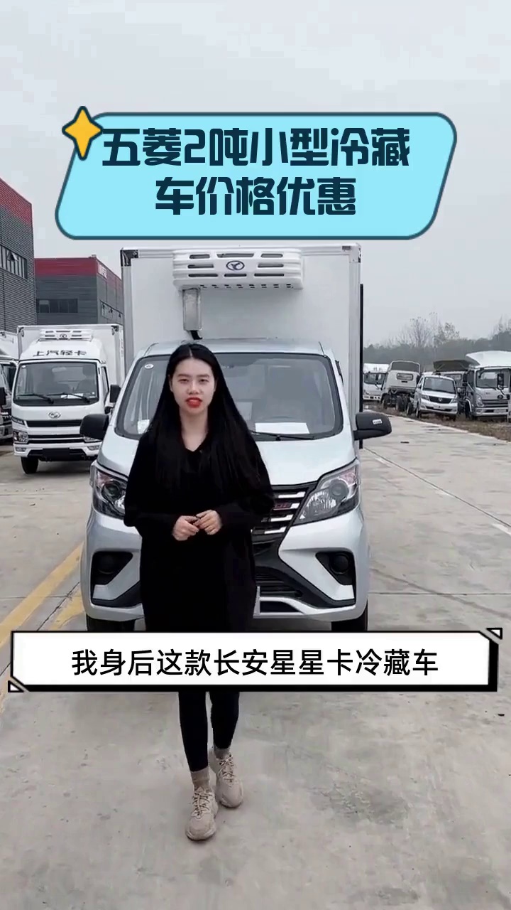 五菱2吨小型冷藏车价格优惠