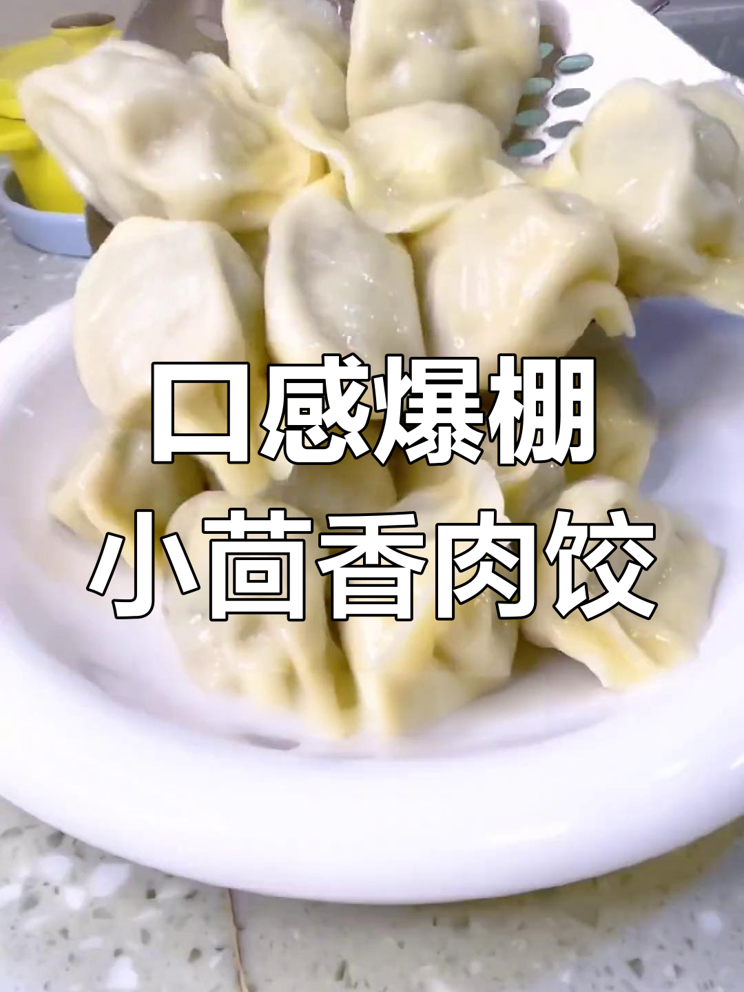 小茴香猪肉饺子,鲜嫩美味一口停不下来