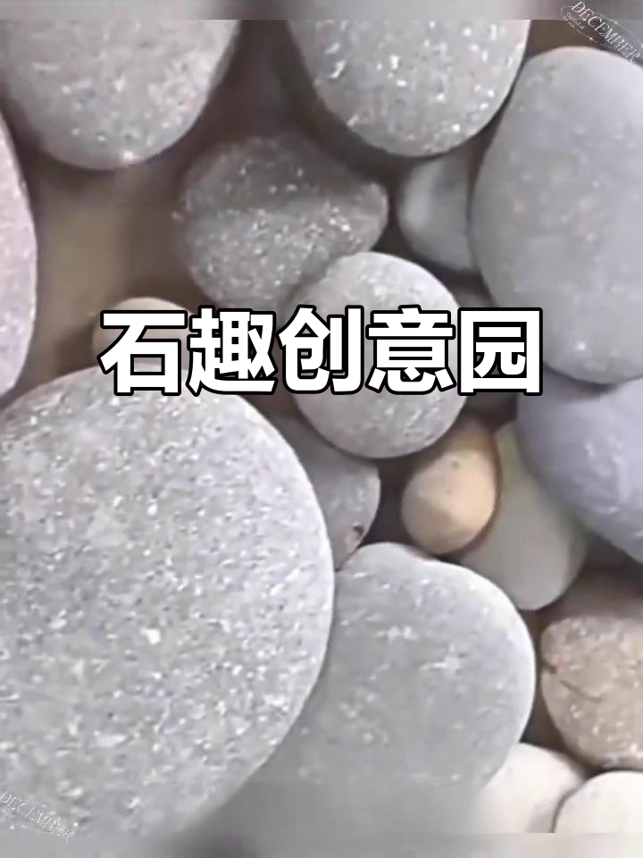 鹅卵石造景,乌龟乐园、儿童绘画的理想材料