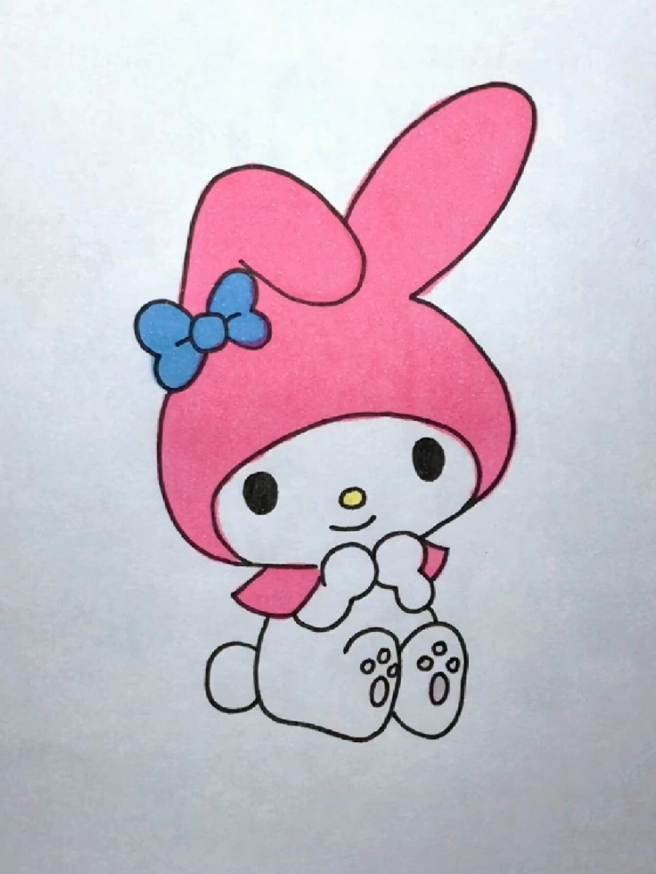 三丽鸥美乐蒂简笔画