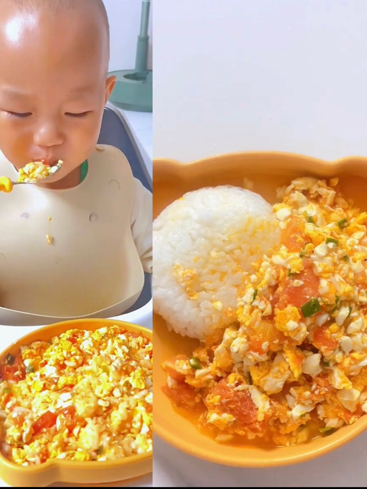 英语Tomato Egg 西红柿鸡蛋豆腐盖浇饭