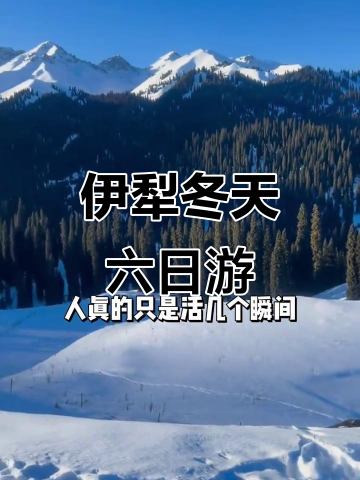 冬季伊犁6天5晚冰雪之旅,塞里木湖、天鹅泉全攻略