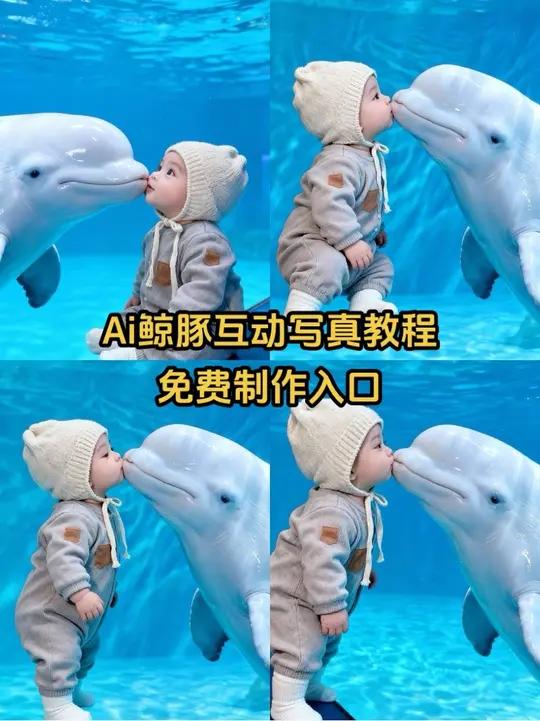 AI鲸豚互动影教程 AI鲸豚互动影生成入口 AI鲸豚互动影特效入口 海豚互动特效入口 海豚