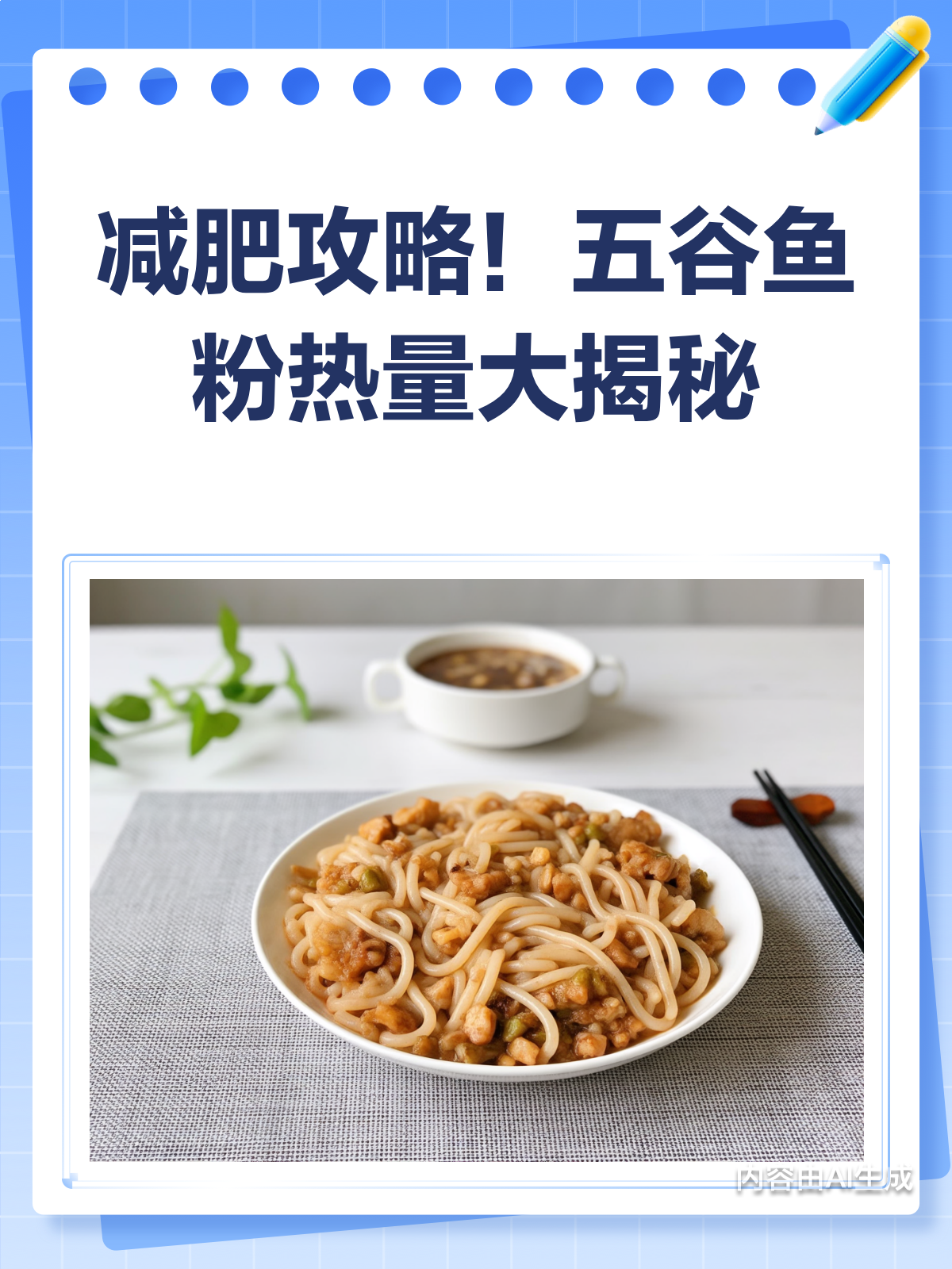 减肥也能吃?五谷鱼粉热量大揭秘