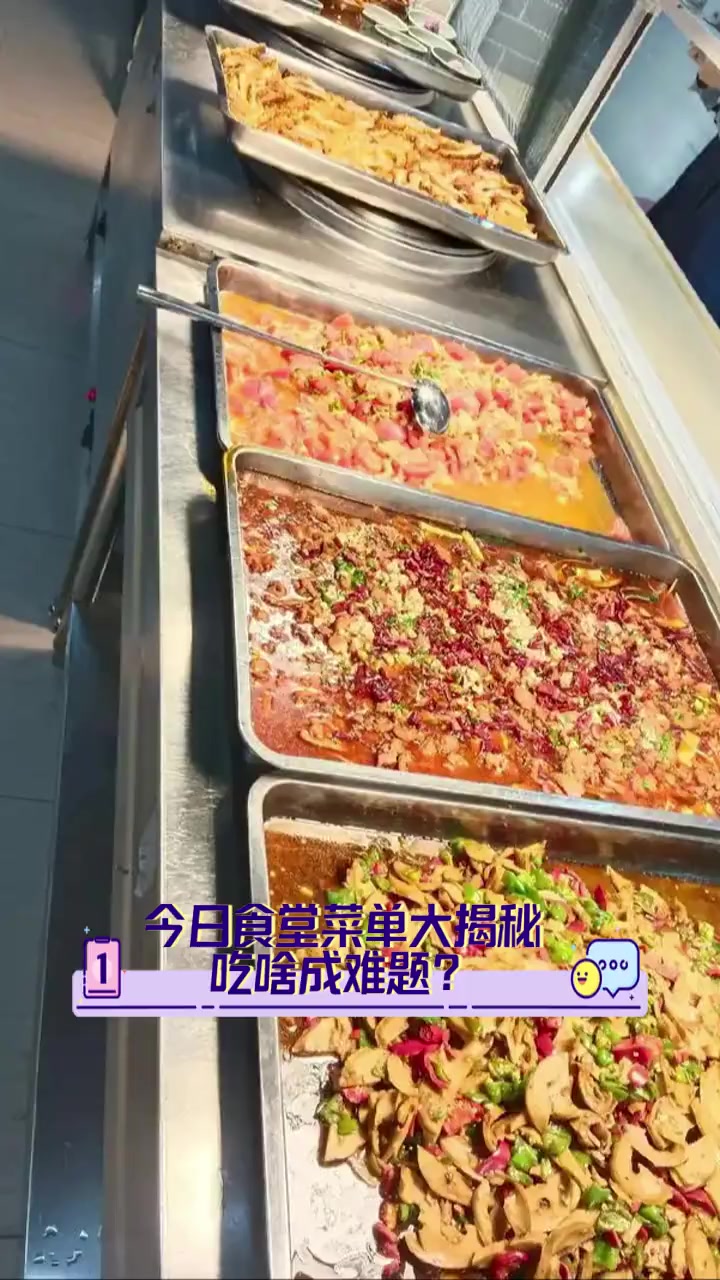今日食堂菜单大揭秘,吃啥成难题?