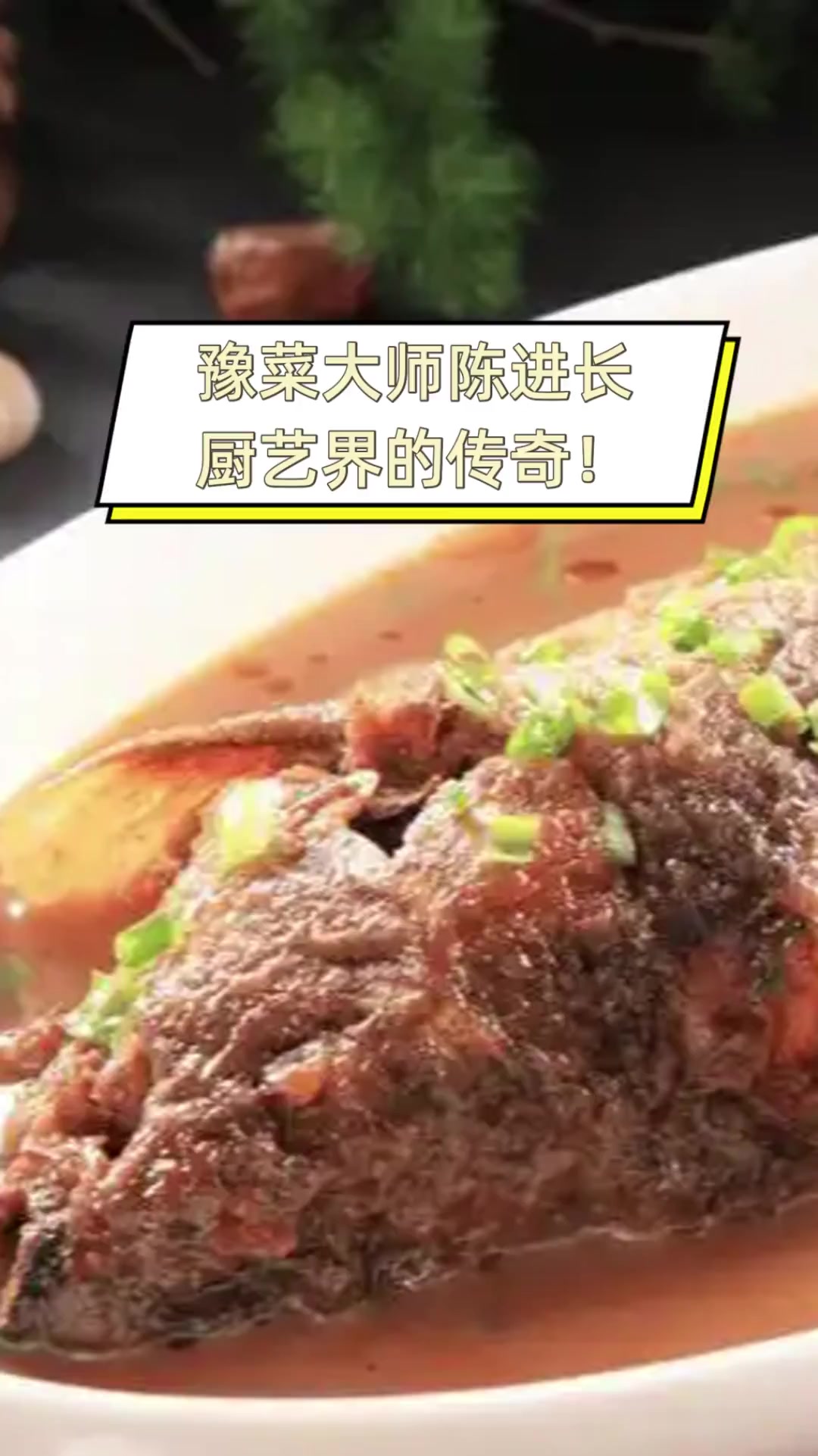豫菜大师陈进长,厨艺界的传奇!