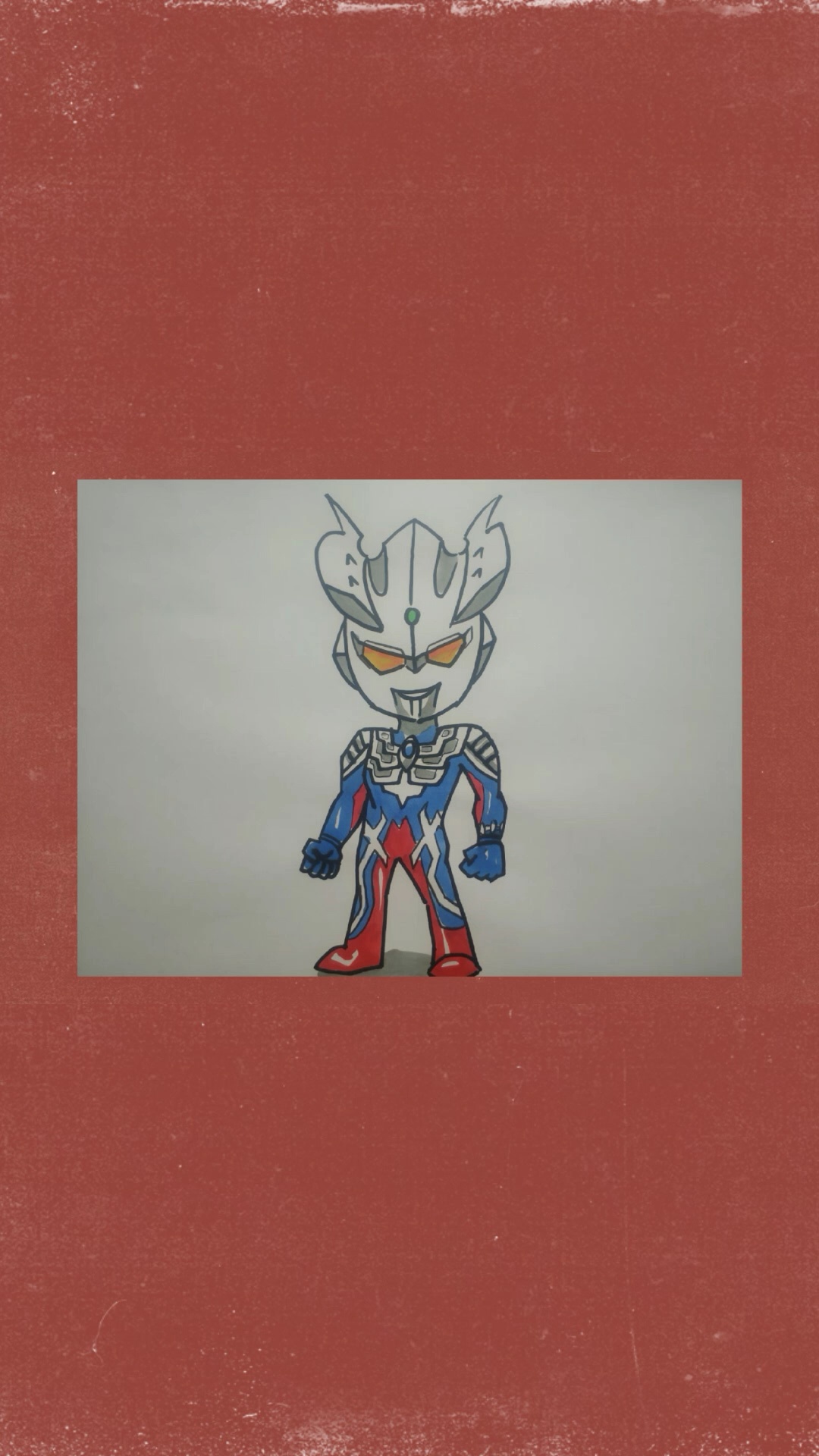 简笔画Q版赛罗奥特曼