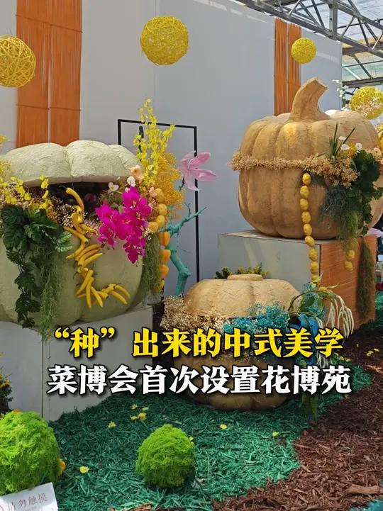 “种”出来的中式美学!4月20日,山东潍坊,第二十六届中国(寿光)国际蔬菜科技博览会首设花