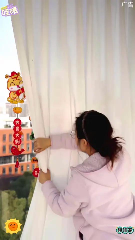 2025新年装饰橱窗贴纸春节静电贴窗花玻璃门贴纸蛇年过年布置窗花