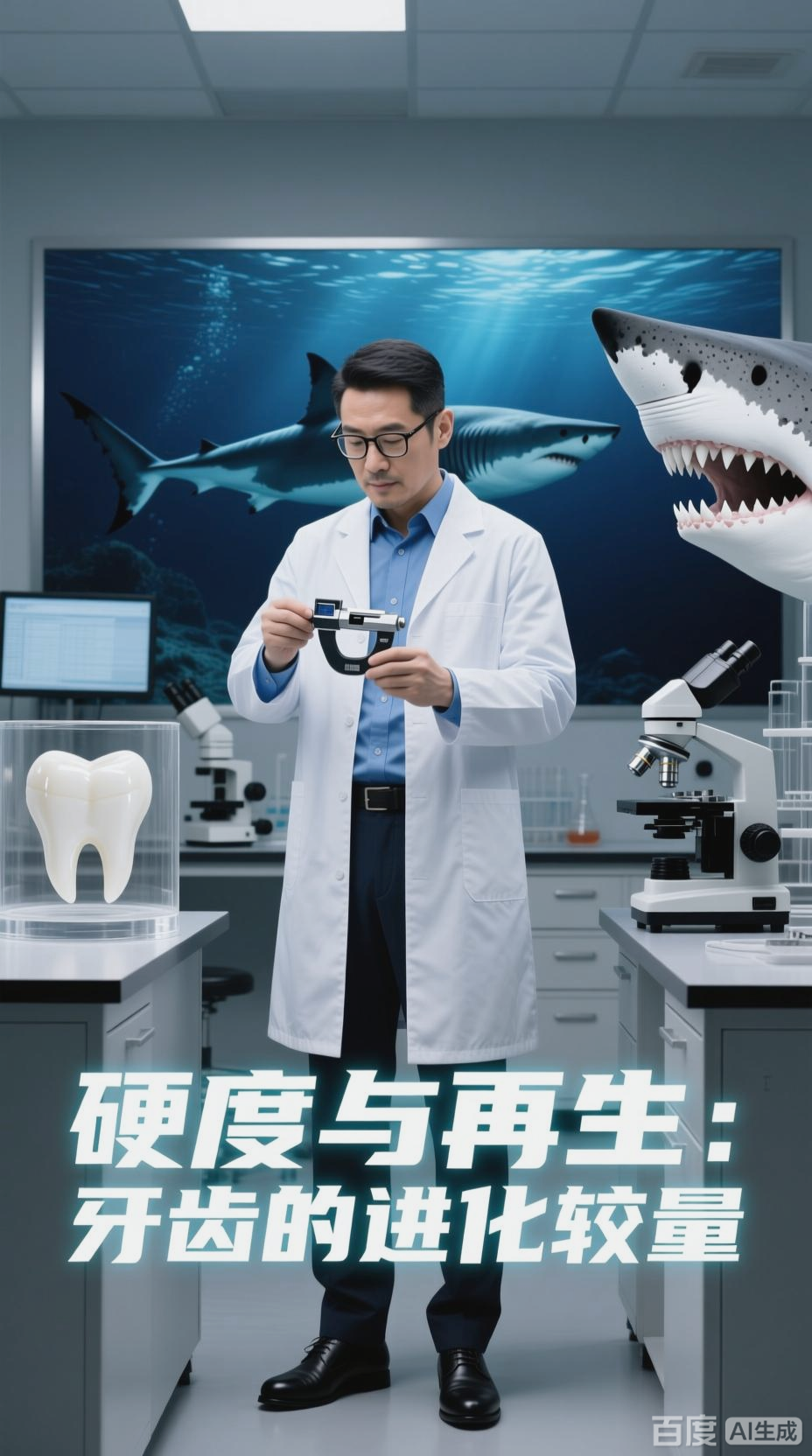 人类牙齿,比鲨鱼牙更硬?