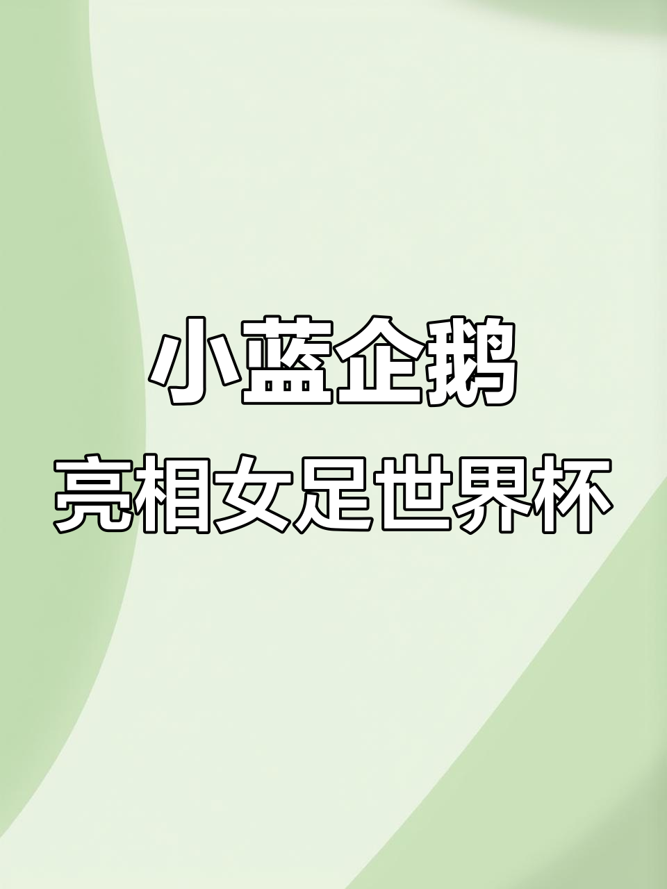 10月19日,2023女足世界杯吉祥物小蓝企鹅揭晓!