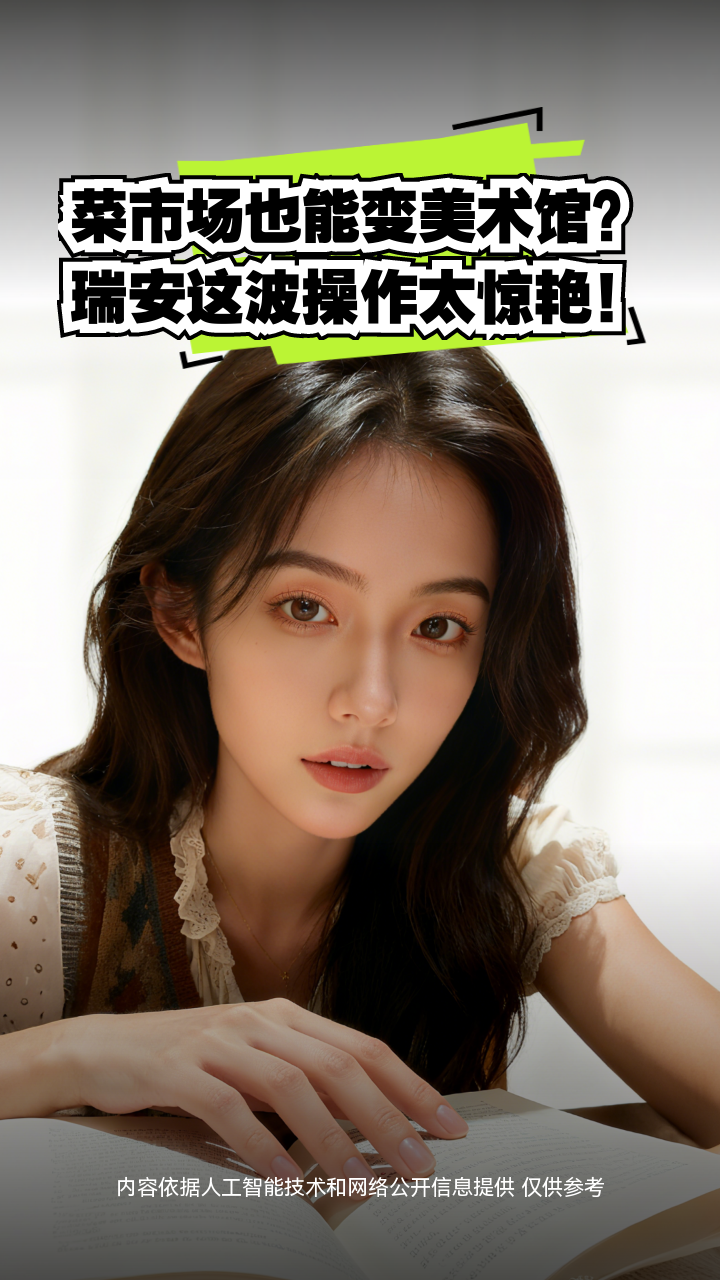 菜市场也能变美术馆？瑞安这波操作太惊艳！